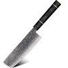 Damaskasti kuhinjski nož TS-37450 - Nakiri / Crna KP37450