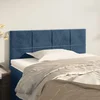 Vidaxl vidaXL Vzglavje za posteljo temno modro 100x5x78/88 cm žametno