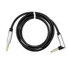 OEM AUX kabel z 3,5-mm priključkom (moški) na 3,5-mm priključek (moški) pod kotom 90 stopinj, 1 m, črn