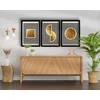Wallity 3P3853NISCT 016 Dekorativna slika, 3 komada, 38x53cm