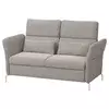 FAMMARP Sofa dvosed, metal/Viarp bež/smeđa