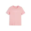TOMMY HILFIGER Majica roza / bela