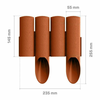 Ogradica od 4 elementa Cellfast - 2,3 m - Terakota