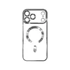 Silikonska futrola Magsafe Iphone 18 Pro Max SILVER