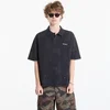 Majice Carhartt WIP S/S Painter Polo UNISEX Black Destroy Wash, Splatter XL