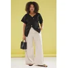 Trendyol Curve Ženska bluza Tbbss25Af00071, Crna
