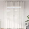 Voile zavjese s ušicama 2 kom bijele