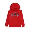 GAP Majica HERITAGE rdeča/črna/bela