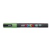 Marker Uni pc-3ml Posca glitter zeleni