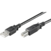Microconnect USBAB03B 0.3m USB A USB B Black USB cable
