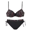 BUFFALO Bikini zgornji del, črna