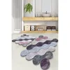 Lessentiel Maison Kupatilski otirači, Circle Purple, 2 komada
