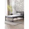 Woody Fashion Single Bedstead K01 - Black (90 x 200)