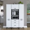 Hanah Home Komoda JE145 3115, 140x198.6x40 cm, Bela
