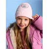 Sinsay - Beanie kapa sa našivkom u obliku srca - pastelno roze