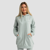 GymBeam Ženska dukserica Limitless Longline Eucalypt