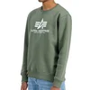 Alpha Industries dukserica Basic za muškarce, maslinasta