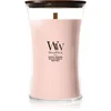 Woodwick Coastal Sunberry dišeča sveča z lesenim stenjem 610 g