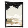Plakat majska piramida - 30x45 silver