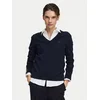 Tommy Hilfiger Pulover Jersy Wine WW0WW40098 Mornarsko modra Regular Fit