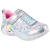 Skechers Patike za devojčice S Lights-Unicorn Dreams-Hear, 303063L-SMLT, Srebrne