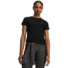 Ženska majica Under Armour Vanish Elite Short Sleeve Ultimate Black/Metallic Silver XL