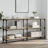 Konzolni stol boja hrasta sonome 150x29x75 cm konstruirano drvo