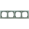 GIRA KROVNI OKVIR GIRA E2 021425, 4 ODPRTINE, BARVA ALUMINIJA