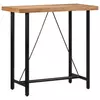 Barski stol 110 x 55 x 107 cm masivno drvo bagrema i željezo