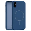 Velvet Touch MagSafe maska za iPhone X/XS – Plava