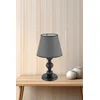 Opviq Stona lampa 301, 60 W, 45 cm, Siva