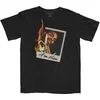 Kevin Gates Polaroid Flame Black XL Majica
