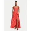 Rinascimento Cocktail obleka CFC0129159003 Svetlo rdeča Regular Fit