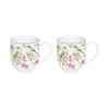 Set of 2 porcelain mugs, 300 ml, Spring Time collection - Nuova R2S