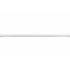 Teleskopski drog za zaveso, 118-215cm, bel - Bela - 24 - Aluminij - Obešanje na steno - Aqualine - 118-215 cm