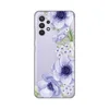 TELEMPIRE Silikonska maska za telefon Print Skin za Samsung A325F Galaxy A32 4G (EU) Blue Roses providna