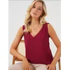 Bigdart Bluza Blusen češnjevo rdeča