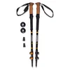 Warmpeace Hiker palice, 100 - 135 cm, čierna/žltá ()