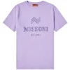 Missoni Ženska majica kratkih rukava DS22SL0BBJ00A3-63720, Ljubičasta