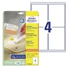 AVERY ZWECKFORM etikete L4733 99,1 x 139 mm, bele, zavitek 25 listov