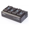 SWIT LC-D421C KIT | 4-CH DV charger with 4x Canon BP Style plates