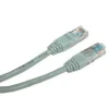 LAN kabel UTP patchcord, Cat.5e, RJ45 moški - RJ45 moški, 10 m, neekraniran, siv, varčen