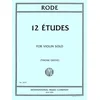 RODE:12 ETUDES FOR VIOLIN SOLO