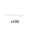 ASSIST-TREND Set plastičnih noževa, 164 mm, 100 komada