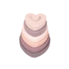 Bo Jungle silikonsko grizalo za zlaganje B-Silicone Hearts