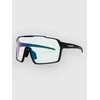 Horsefeathers Neutron Matt Black Photochromic Bike Sunglas mirror green