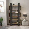 Hanah Home Polica za knjige Reina, 80x150x29.5 cm, Orah-antracit