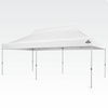 Paviljon za zabave 3x6m - brez 3 sten - Bela