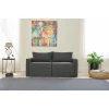 Atelier del Sofa Dvosed na razvlačenje Saros, 155x72x110cm, Antracit