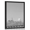 Plakat nebotičniki v New Yorku v črnobeli varianti - 60x90 black